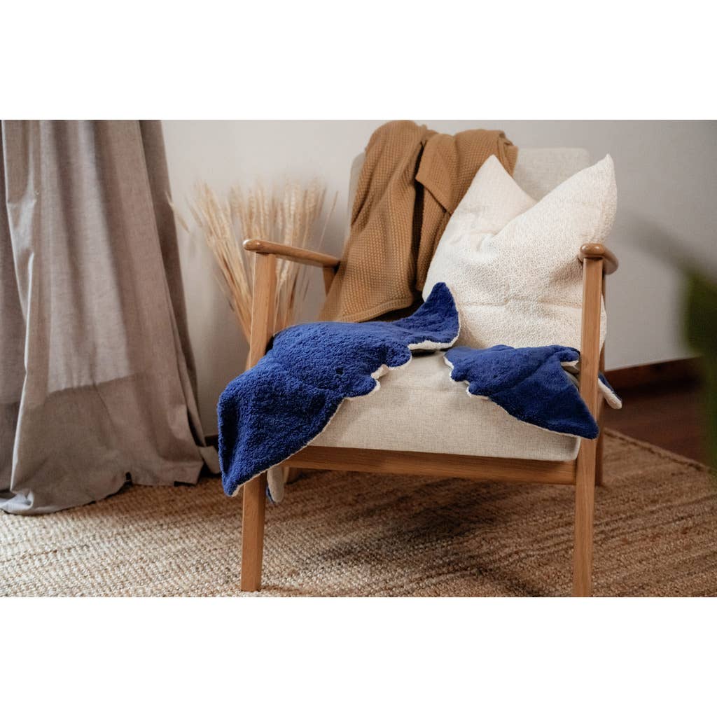 Stofftier Riesen-Mantarochen | Blau