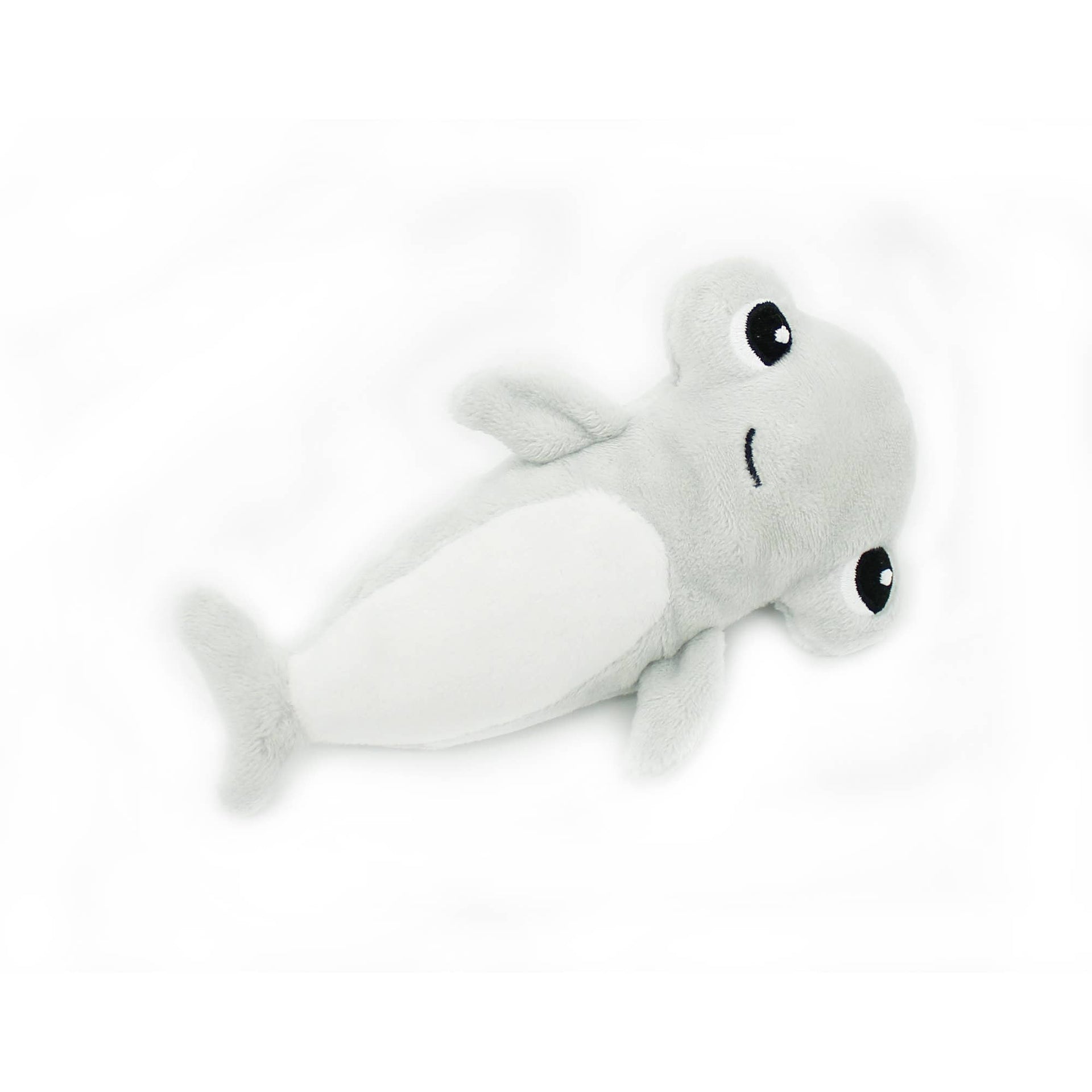 Peluche requin marteau Clou maman et son bébé gris clair – Les Ptipotos