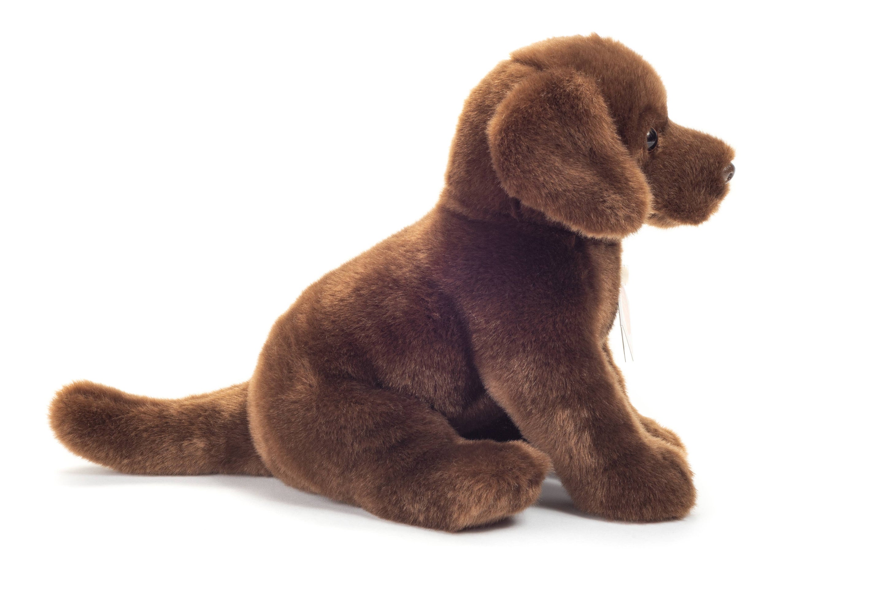 Peluche Labrador Assis Marron Foncé – 25 cm - Teddy Hermann