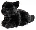 Peluche Chat Noir couché Uni Toys