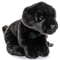 Peluche Chiot labrador (noir), avec laisse Uni Toys