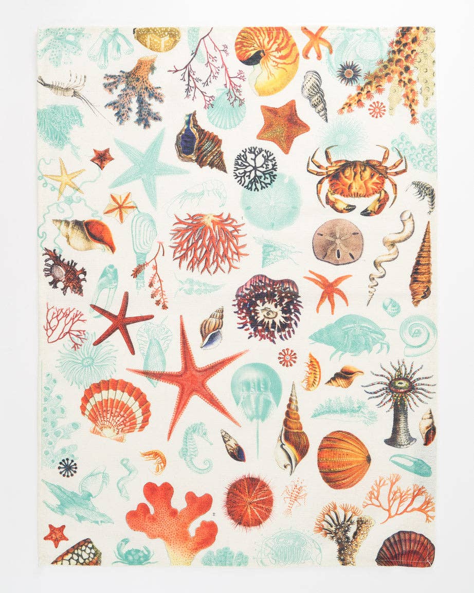 Torchon Imprimé "Shallow Seas" – produit scientifique Cognitive Surplus EU, vue 1