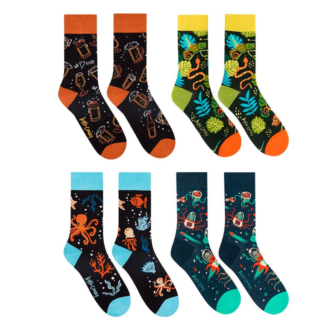 "DaddyGator" Gift Set - 4 Pairs of Socks