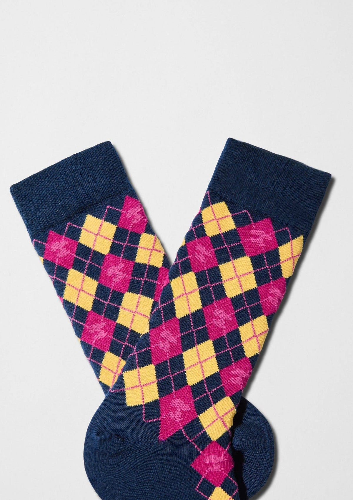 BeSnoopy Diamants Bleu marine - Chaussettes 100 % coton biologique