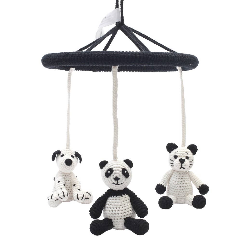 Mobile avec chat, panda et chien