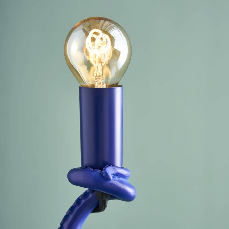 Baby Otto the Octopus Table Lamp, Blue Resin, 15.5 x 13.5 cm
