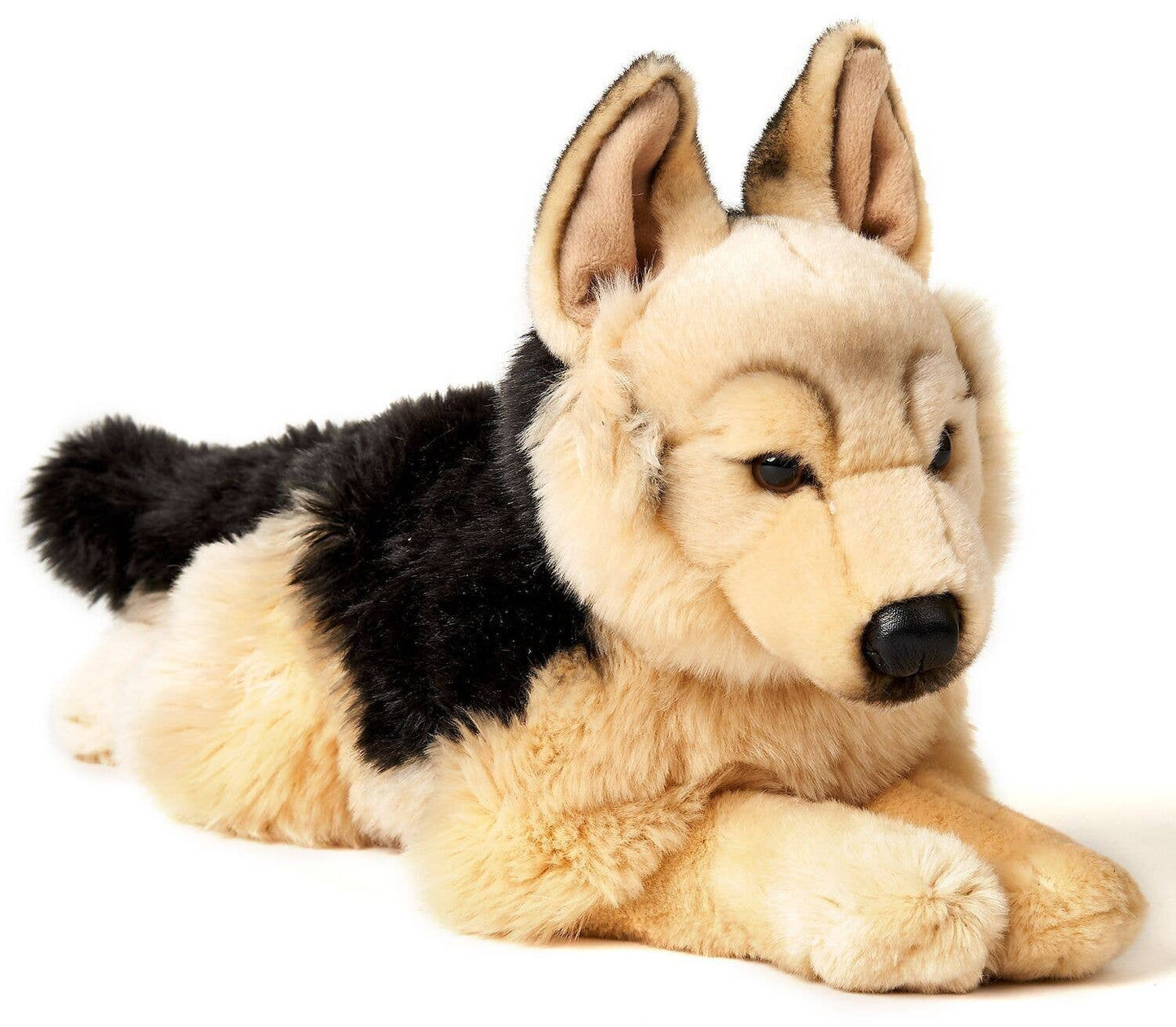 Peluche Berger allemand, couché