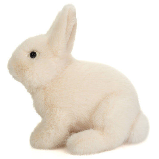 Peluche Lapin crème assis