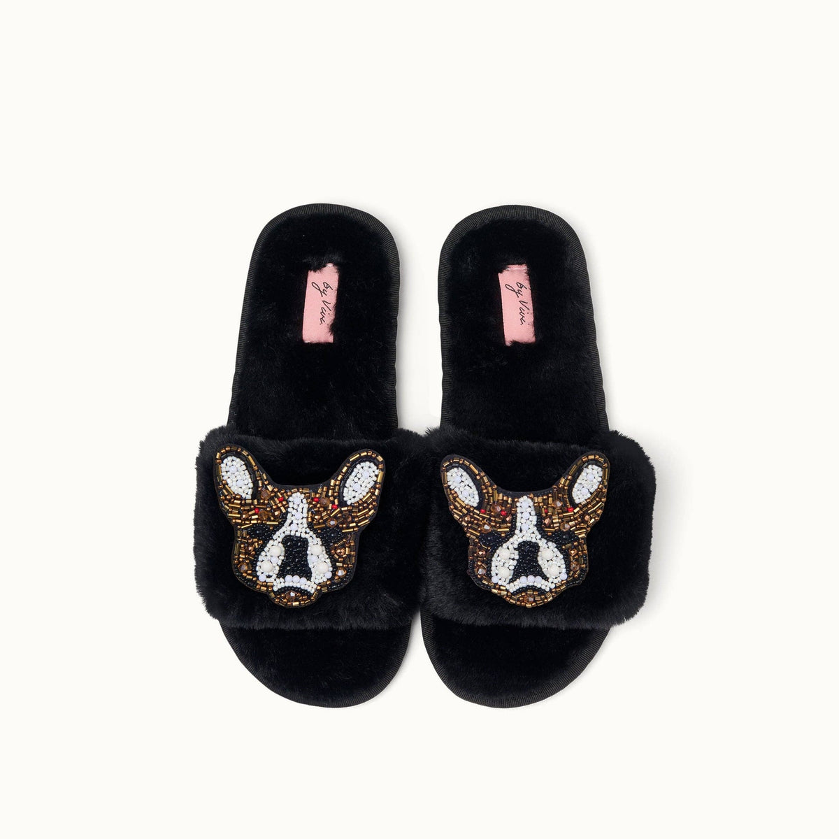Paire de broches pour Chaussons - Bouledogue français