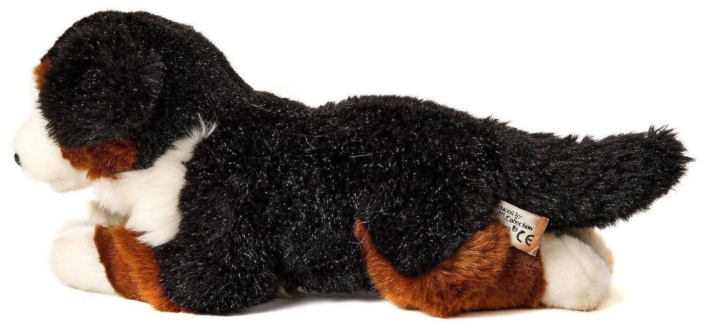 Peluche Bouvier bernois, couché