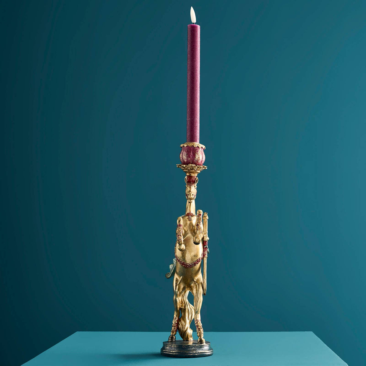 Chandelier Cheval de Cirque, Or, 17,5 x 9,5 x 36,5 cm