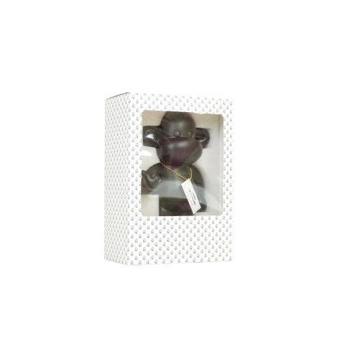 Ornament - Hanging Loose Monkey Figurine 'The Legend' - Polyresin - Black - 20.5x13.5x35cm