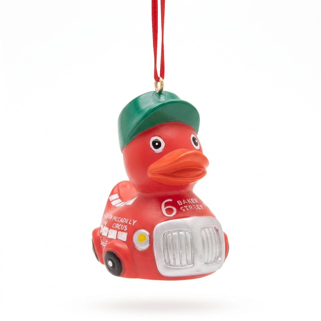 Décoration à Suspendre Canard Bus Londonien Yarto – ornement Duck’oration