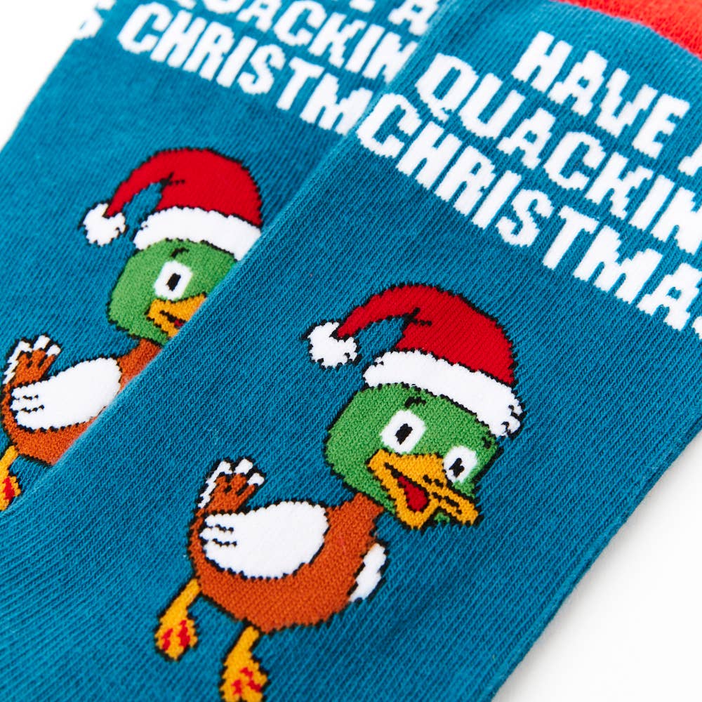 chaussettes canard have a quacking christmas urban eccentric 