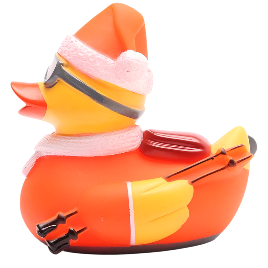 Canard Skieur Orange Duckshop CoinCaillerie