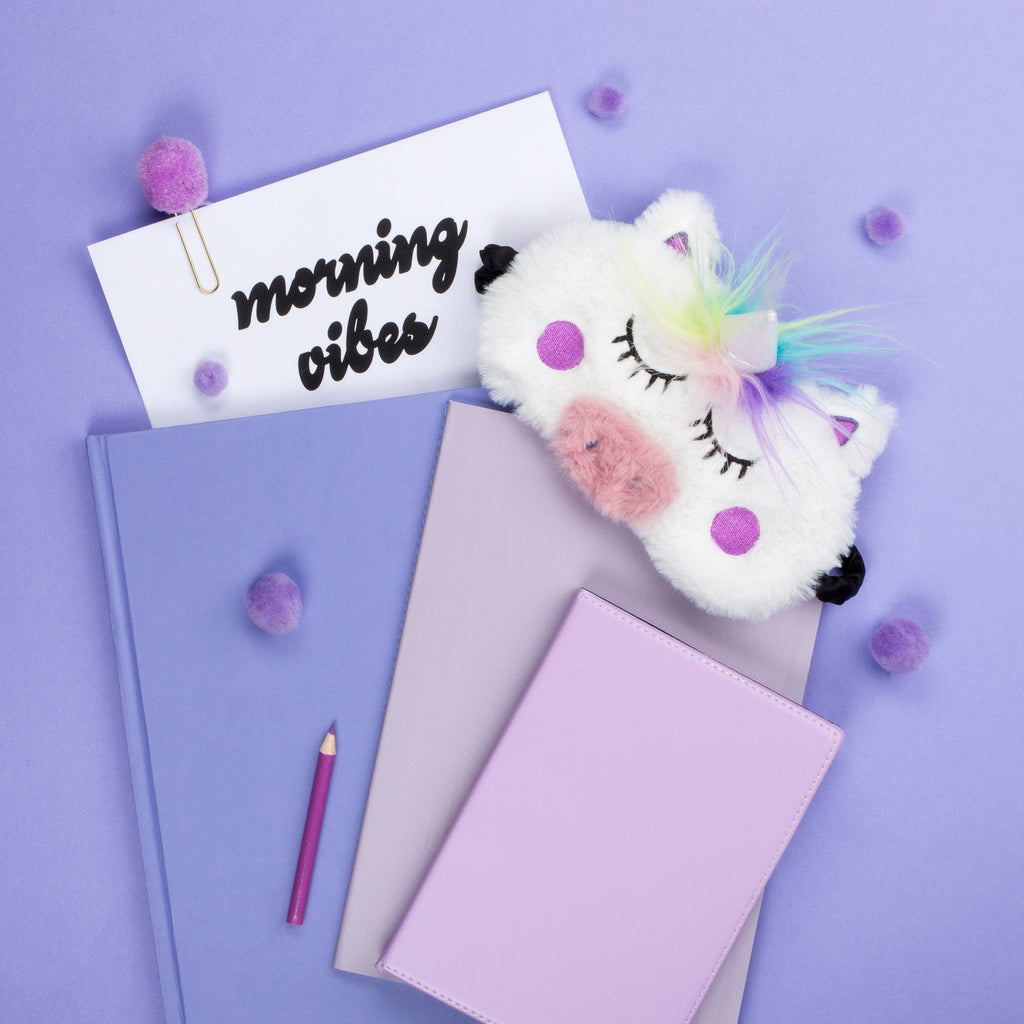 Masque de sommeil – blanc licorne