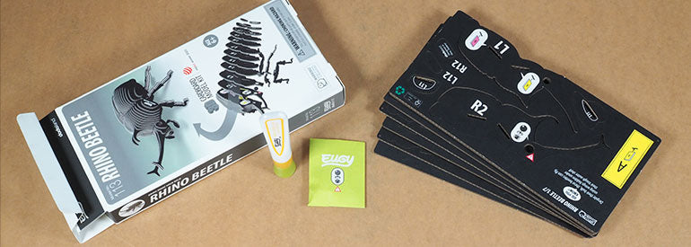 eugy 3d scarabee rhinoceros