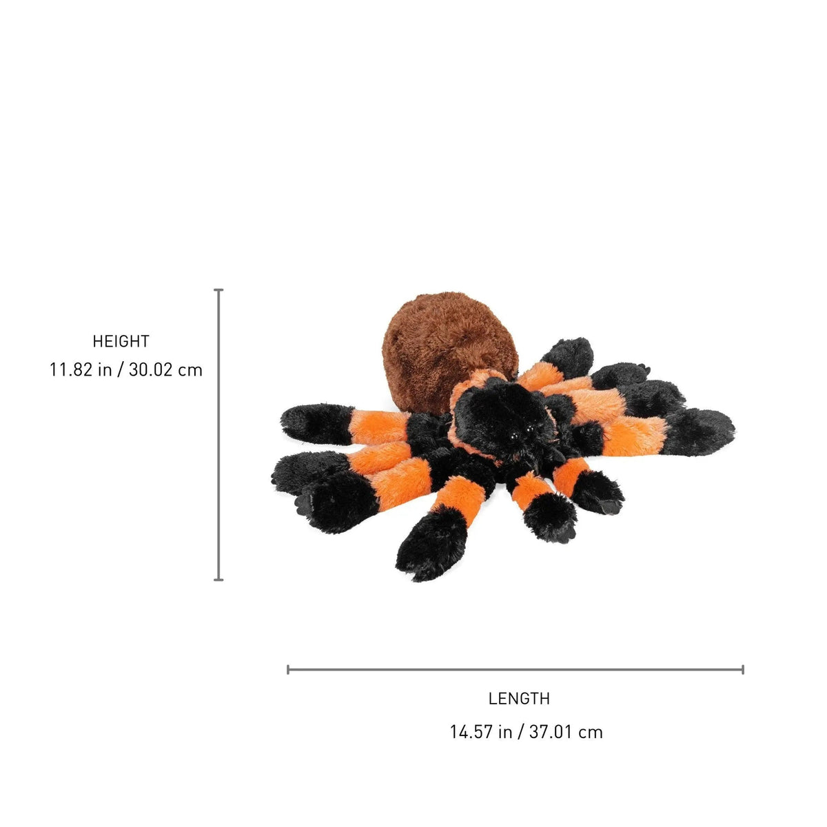 Wild Republic Cuddlekins Tarantula Stuffed Animal - 12" Stuffed Animals