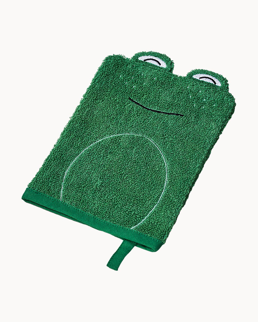 Gant de toilette biologique - Grenouille