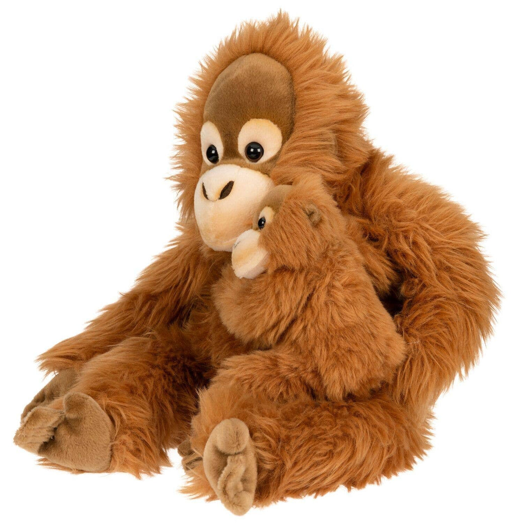 Peluche Orang-outan avec bébé, Assis Uni Toys