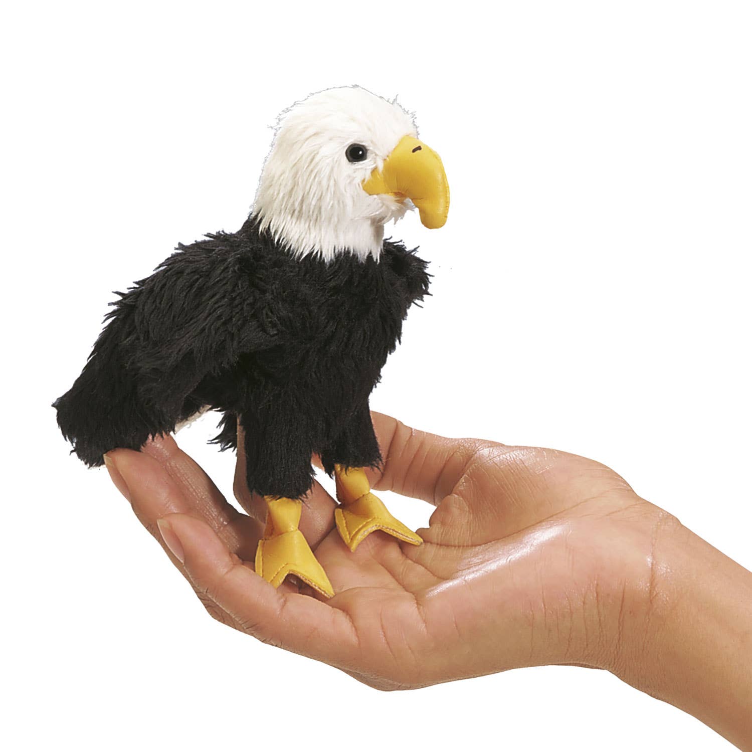 Marionnette à main Mini Sea Eagle 2642/ Mini Eagle Folkmanis réaliste