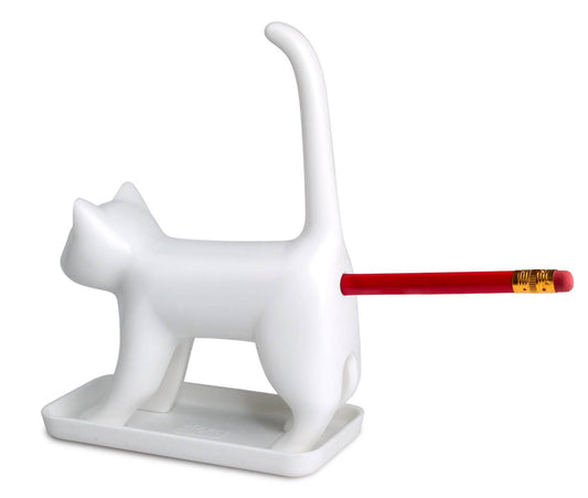 Taille-crayon sonore Chat Blanc