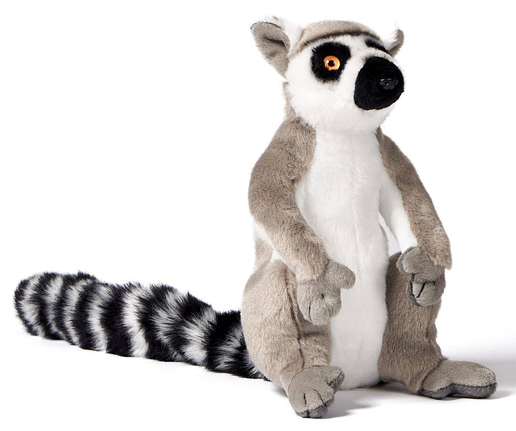 Katta-Lemur, assis (sans velcro) - peluche Uni Toys