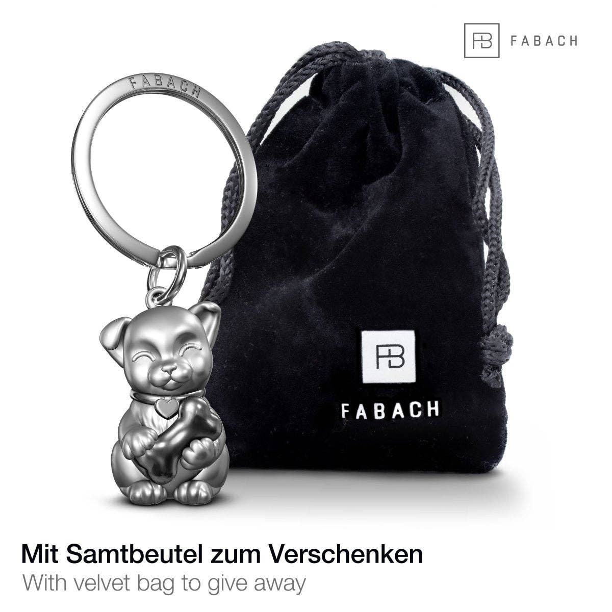 porte cles chien puppy fabach 