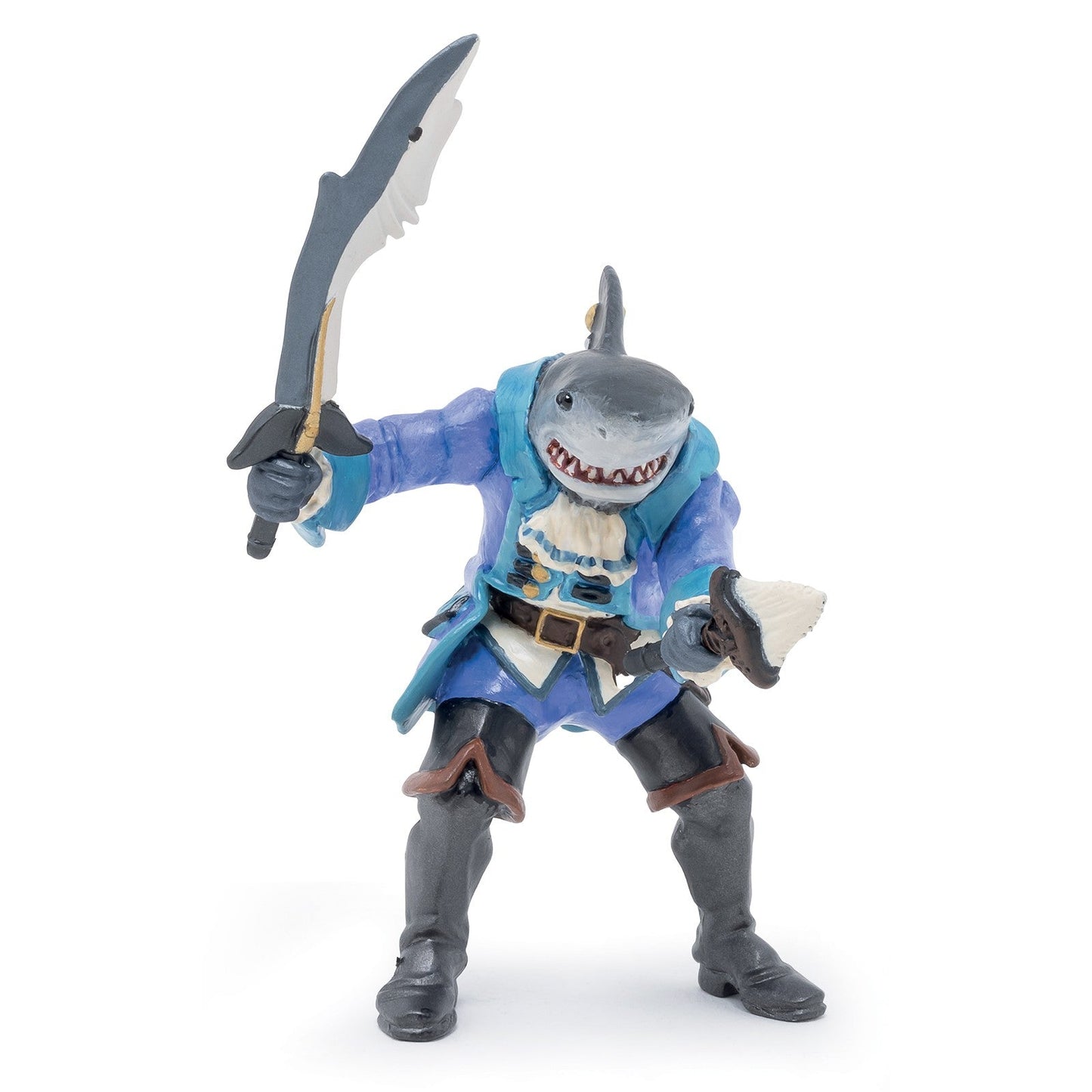 Figurine Pirate mutant requin Papo - personnage pirate