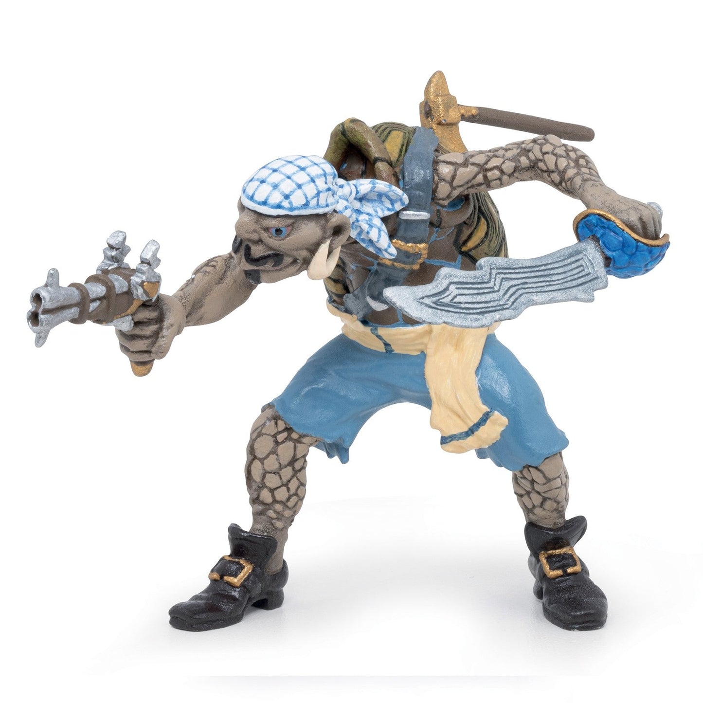 Figurine Pirate mutant tortue Papo - personnage pirate