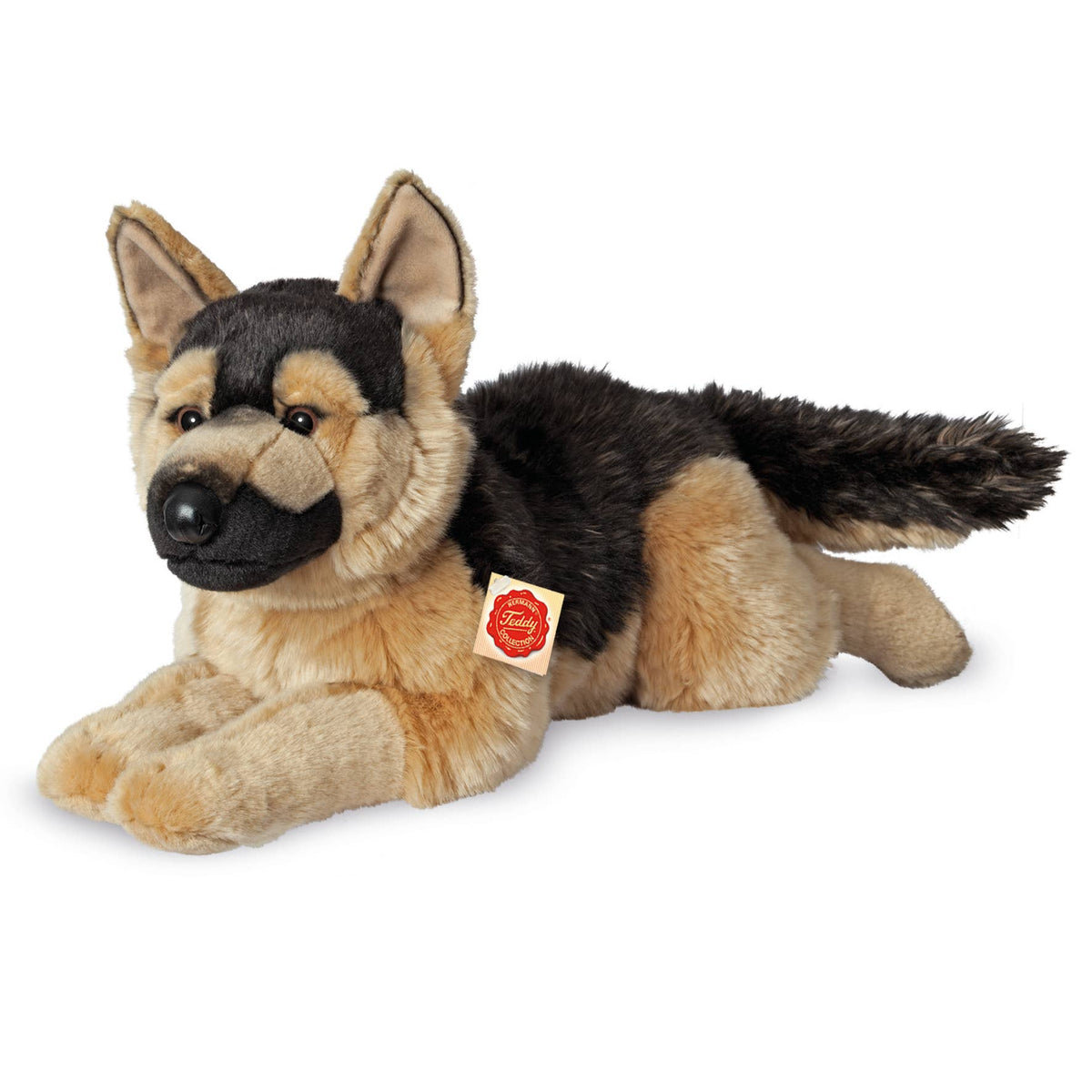 Grande Peluche Berger Allemand Couché – 60 cm - Teddy Hermann