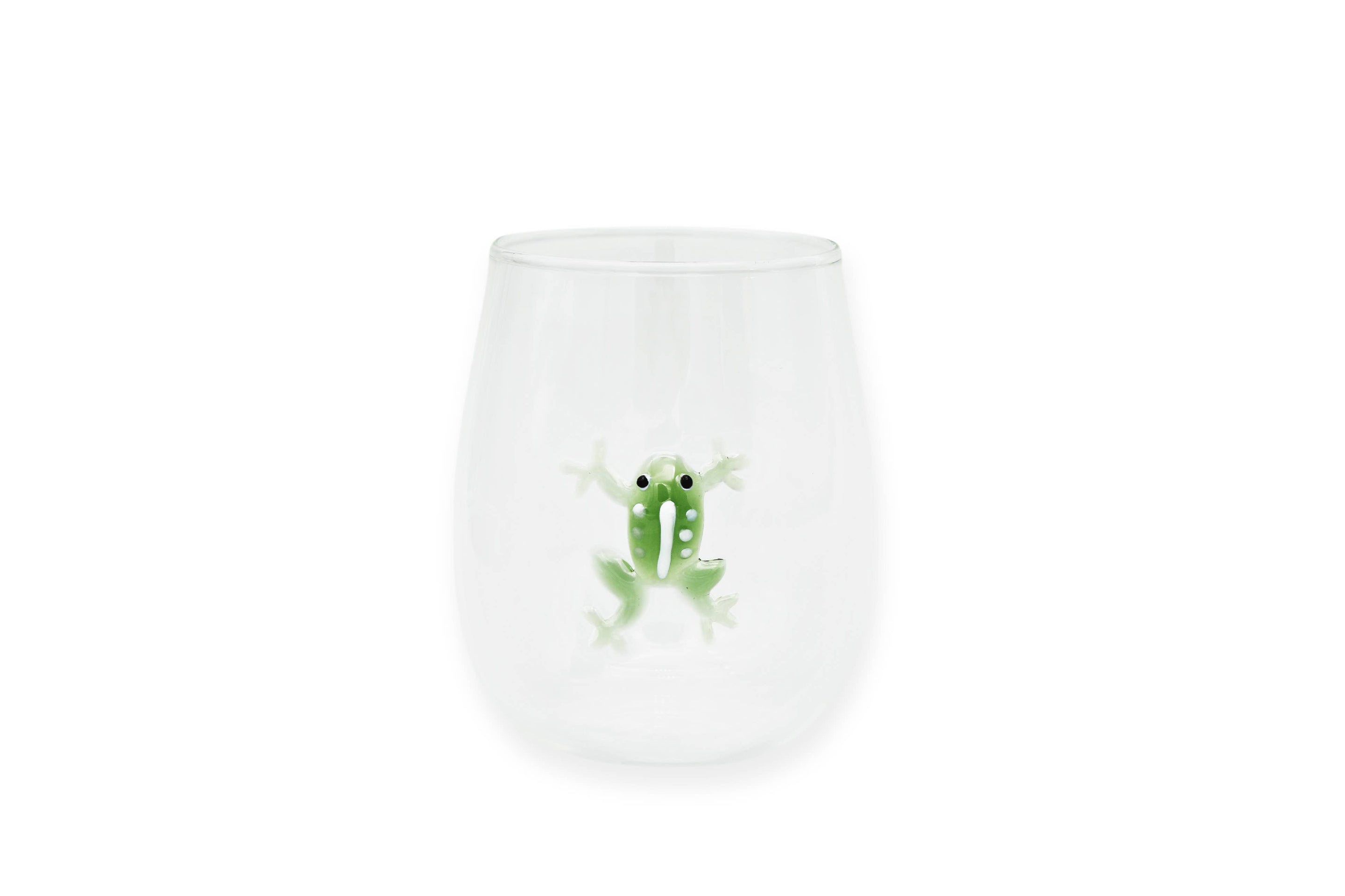 Verre Figurine Grenouille