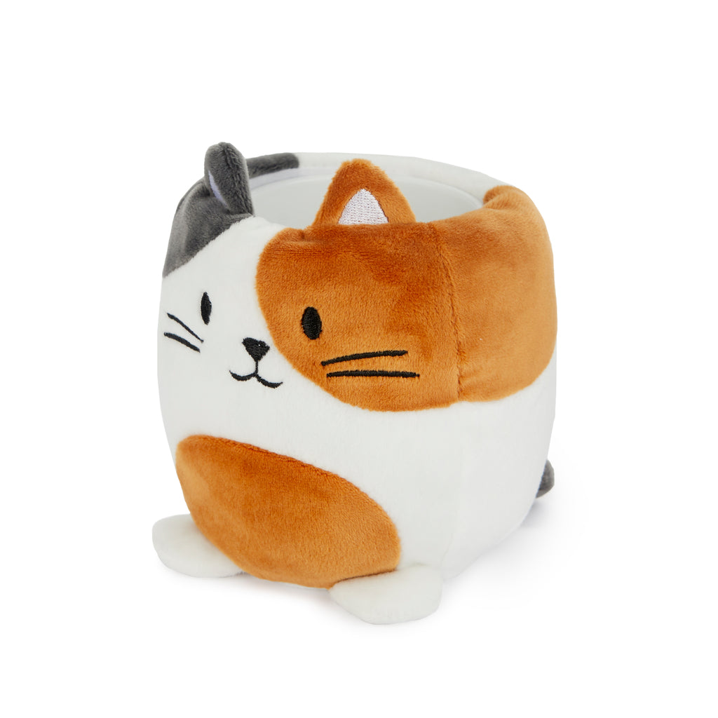 Fluffy Kitty Calico Pencil Holder