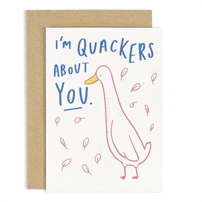carte de voeux canard quackers about you old english company CCB14 615284169697