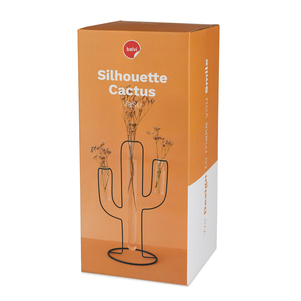 Vase Cactus Silhouette