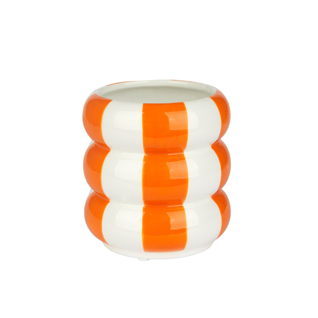 Pot de fleurs Floats orange