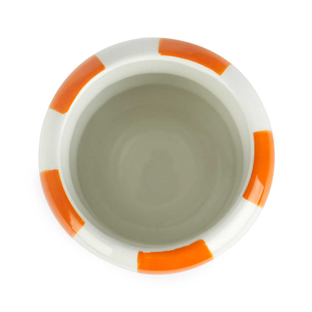 Pot de fleurs Floats orange