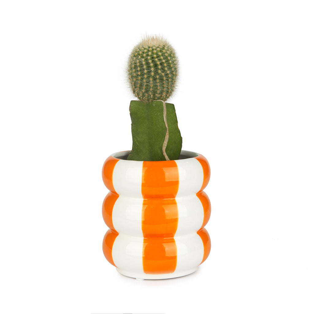 Pot de fleurs Floats orange