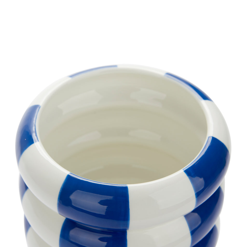 Pot de fleurs Floats bleu – grand modèle