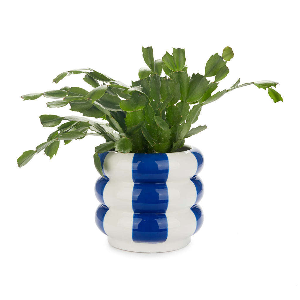 Pot de fleurs Floats bleu – grand modèle