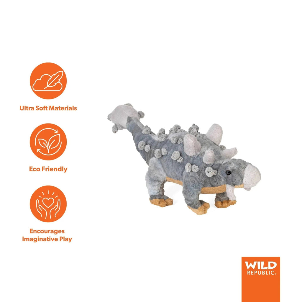 Peluche Ankylosaure - 25 cm Wild Republic – vue produit 7