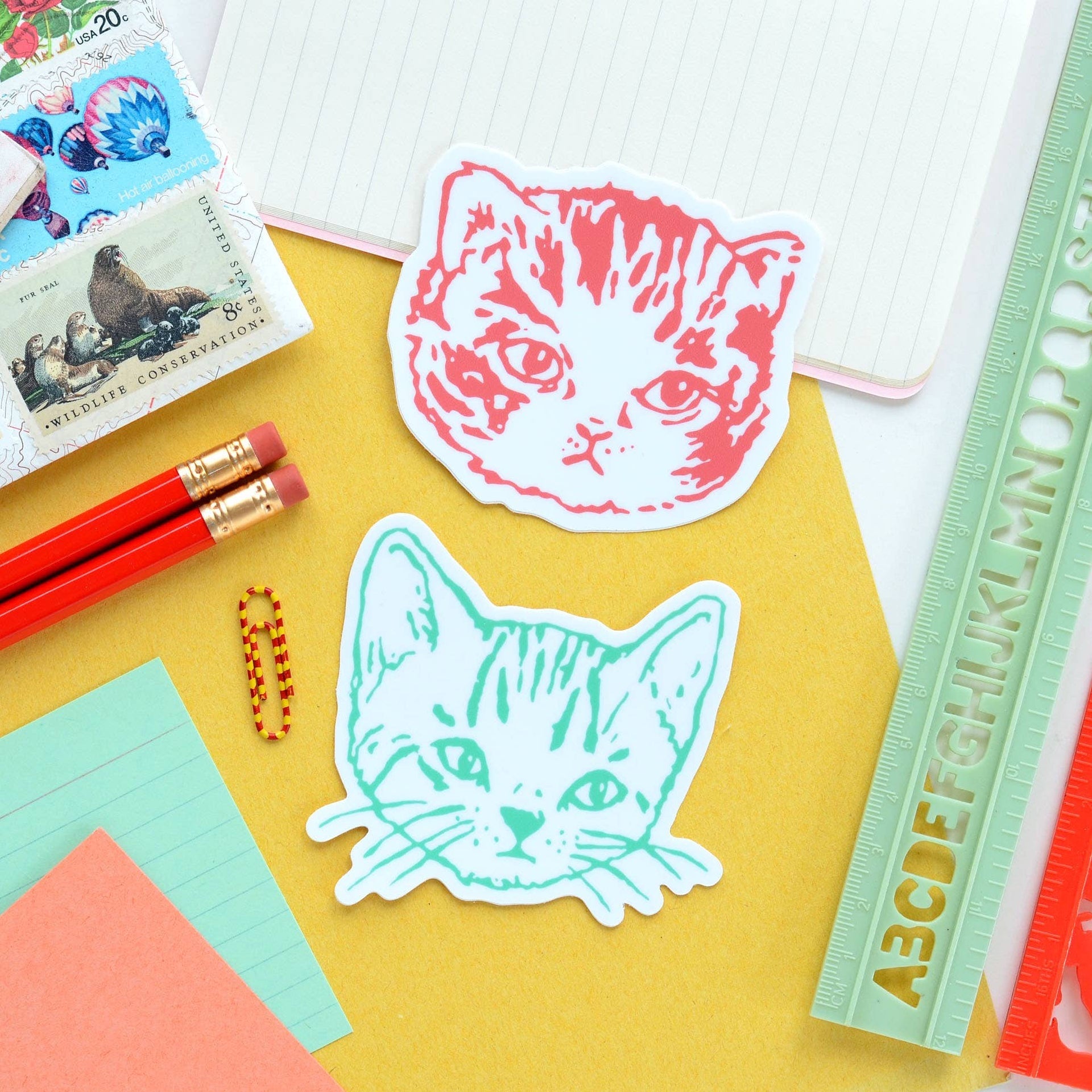 Cat Head Sticker