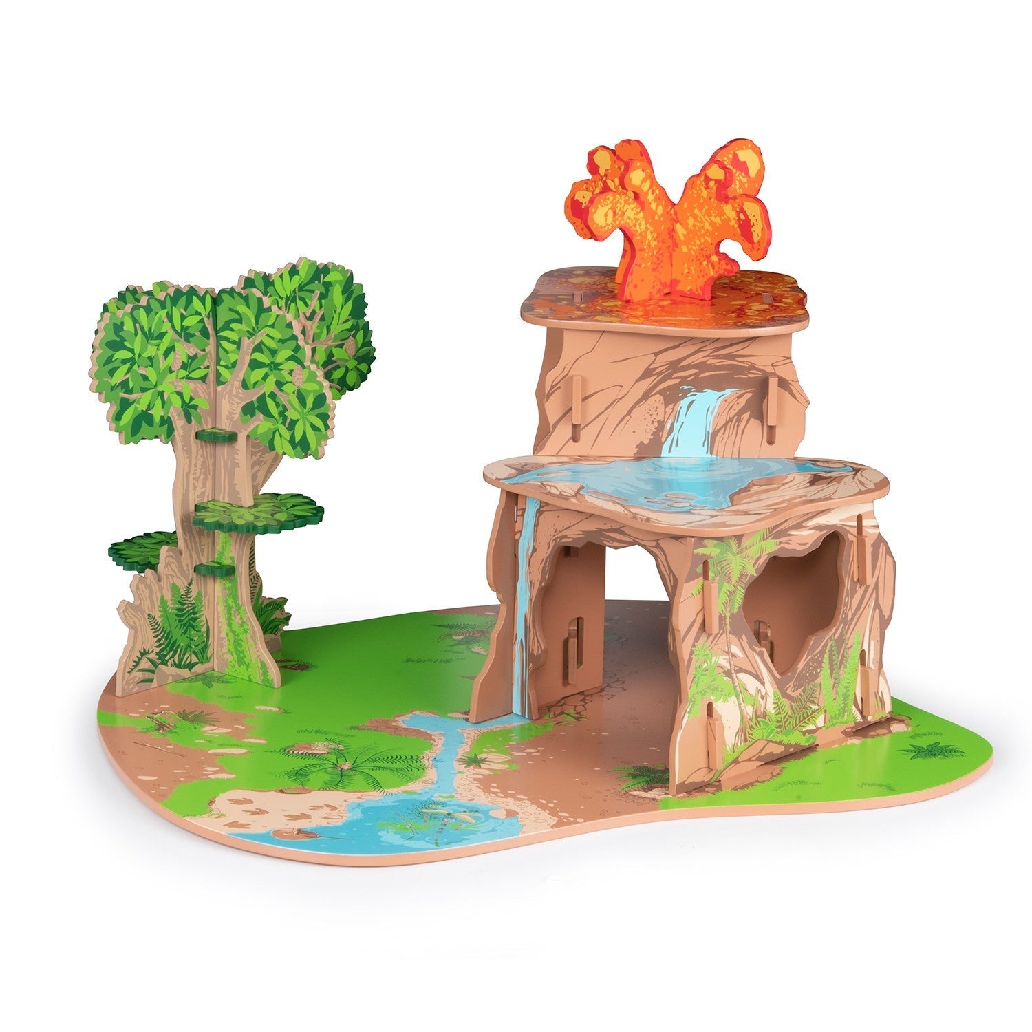 La Terre des dinosaures + 2 figurines offertes Papo - dinosaure