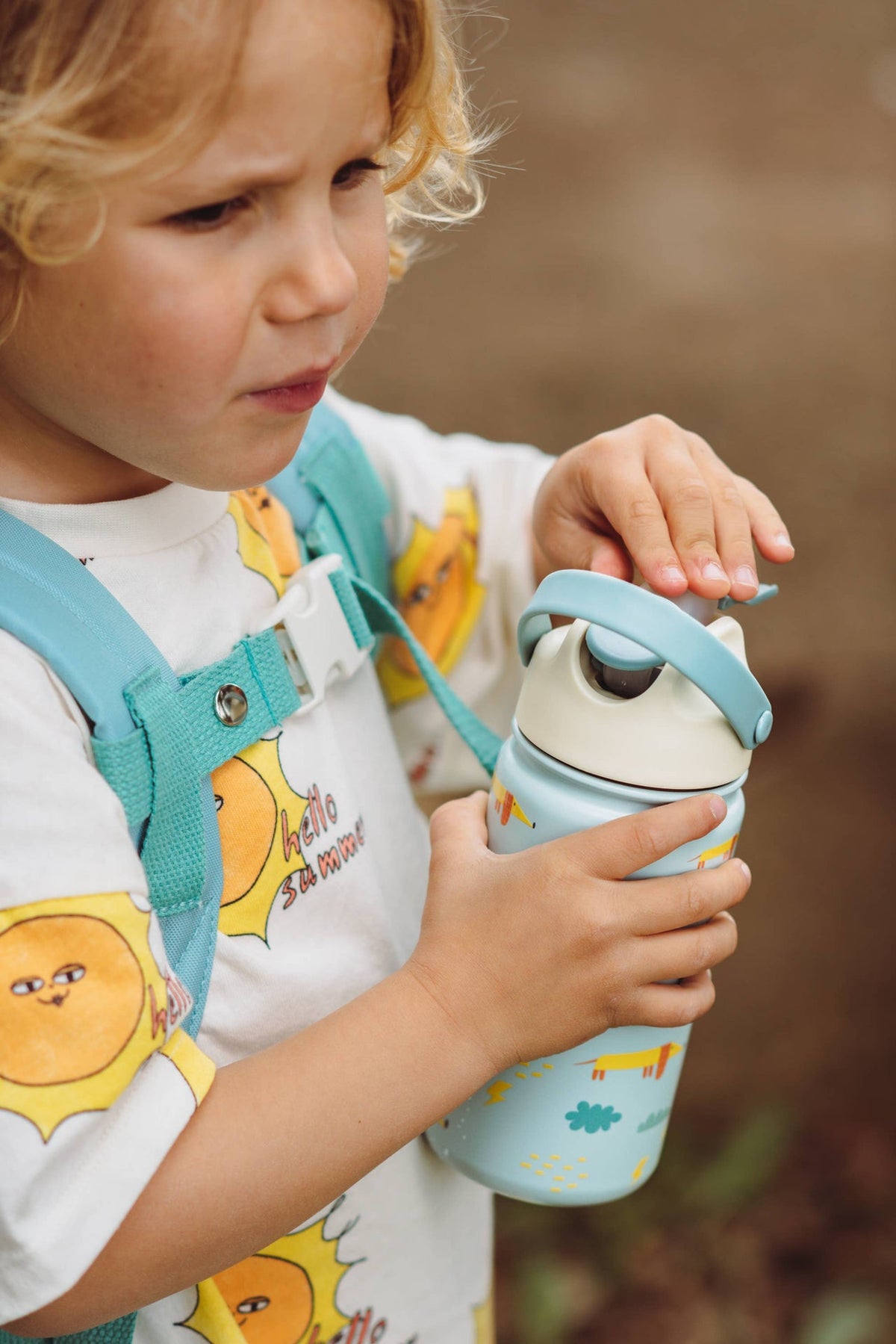 Bouteille Isotherme en Acier Inoxydable pour Enfants Flying Dog