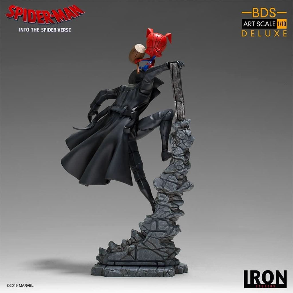 Estátua Spider-Noir e Spider-Ham 1/10 – Iron Studios