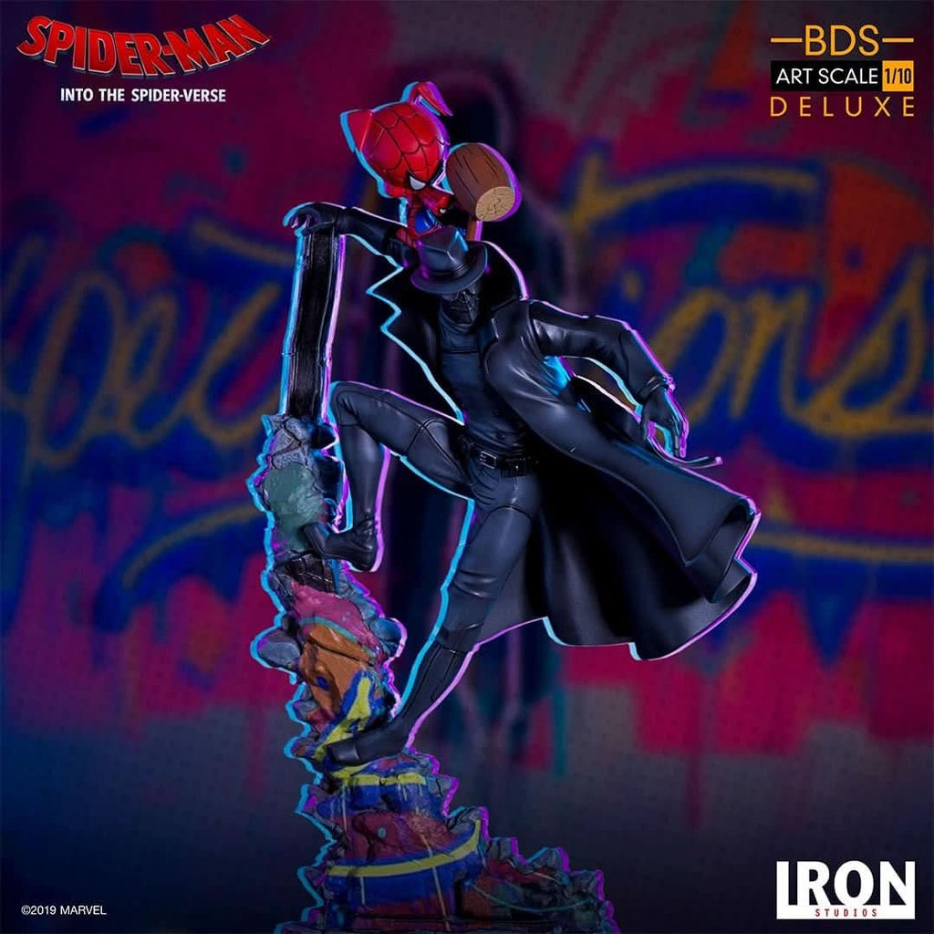 Estátua Spider-Noir e Spider-Ham 1/10 – Iron Studios