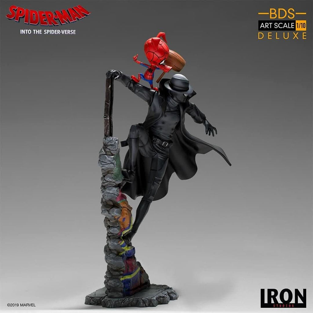 Estátua Spider-Noir e Spider-Ham 1/10 – Iron Studios