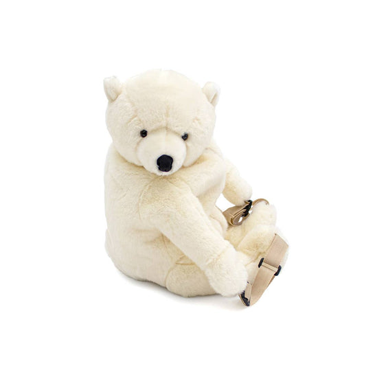 Sac à dos Peluche Enfant ours polaire - Wild & Soft