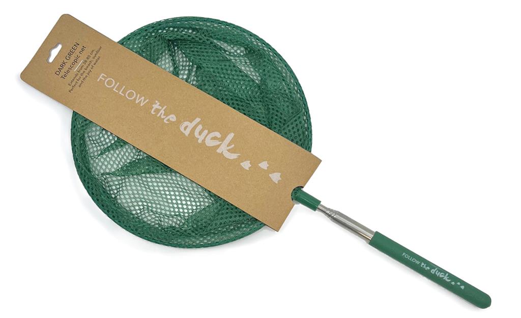 filet telescopique vert fonce follow the duck 
