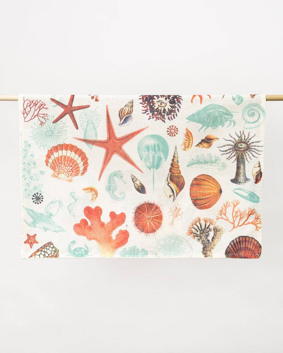 Torchon Imprimé "Shallow Seas" – produit scientifique Cognitive Surplus EU, vue 2